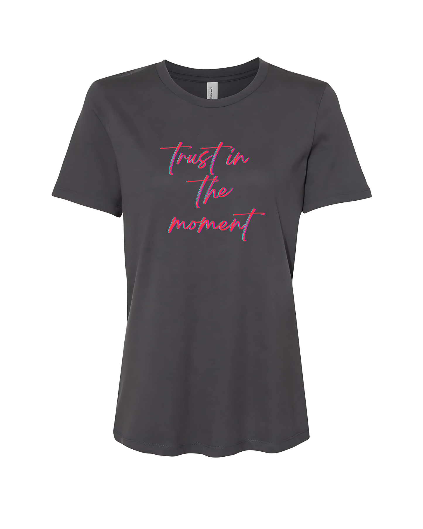 woman relaxed T-SHIRT, TRUST IN MOMENT