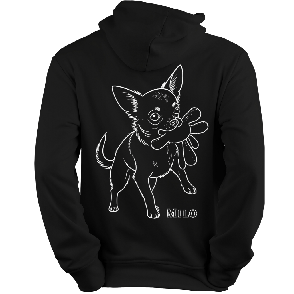 Chihuahua hoodie Milo