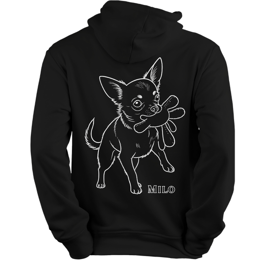 Chihuahua hoodie Milo